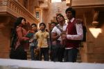 Amitabh Bachchan, Saahil Khan, Siddharth Sharma in the movie Aladin.jpg